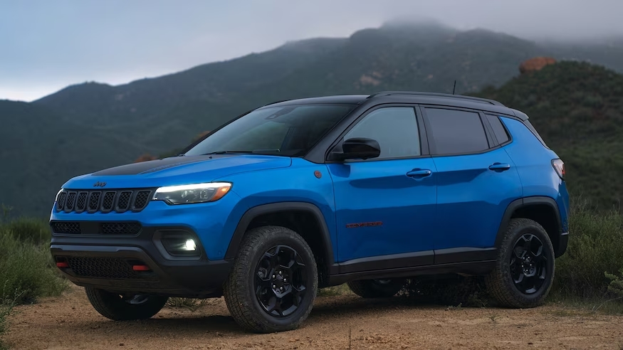 Blue Jeep Compass