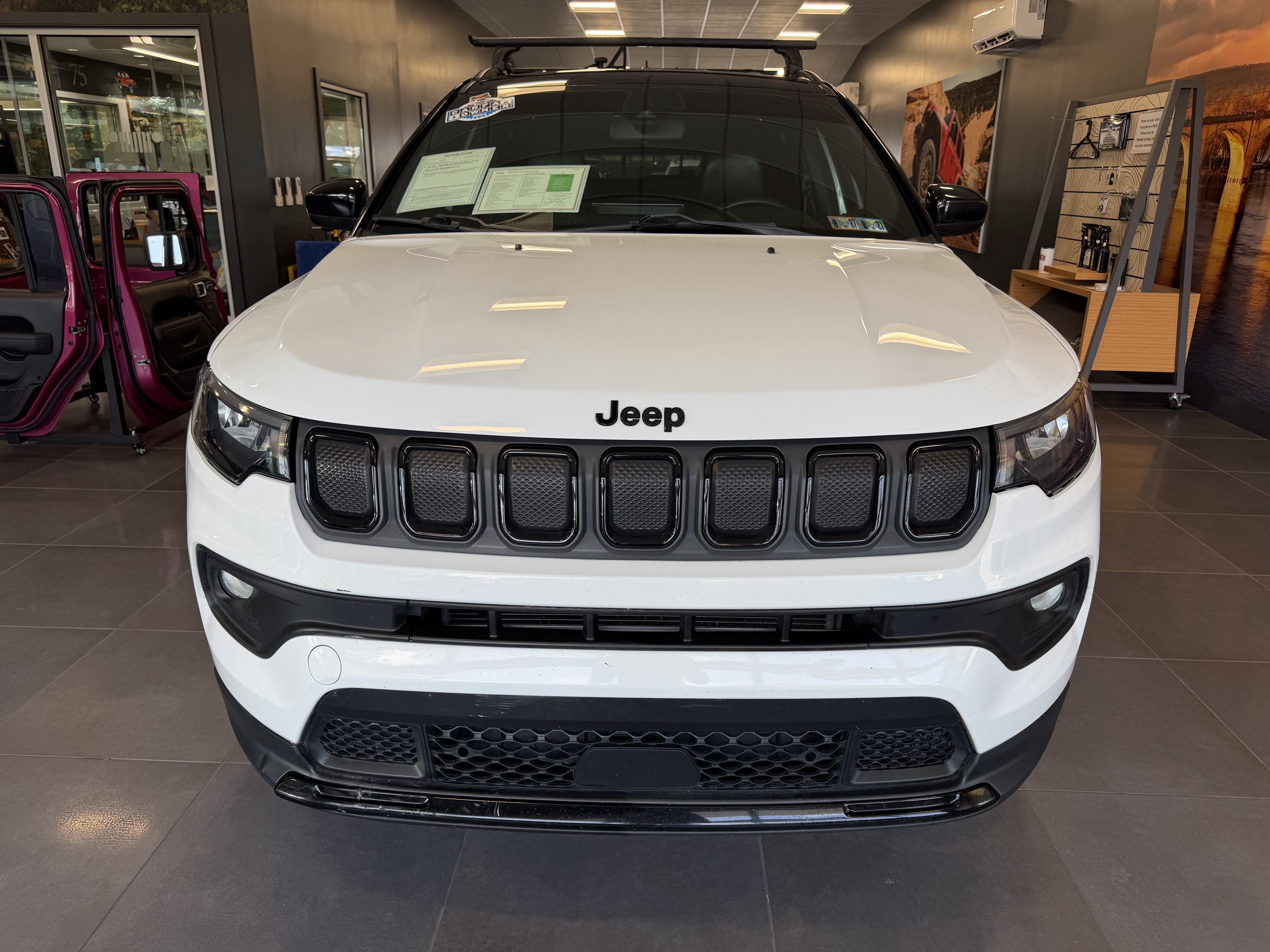 Used 2022 Jeep Compass Altitude with VIN 3C4NJDBB3NT195000 for sale in Robesonia, PA