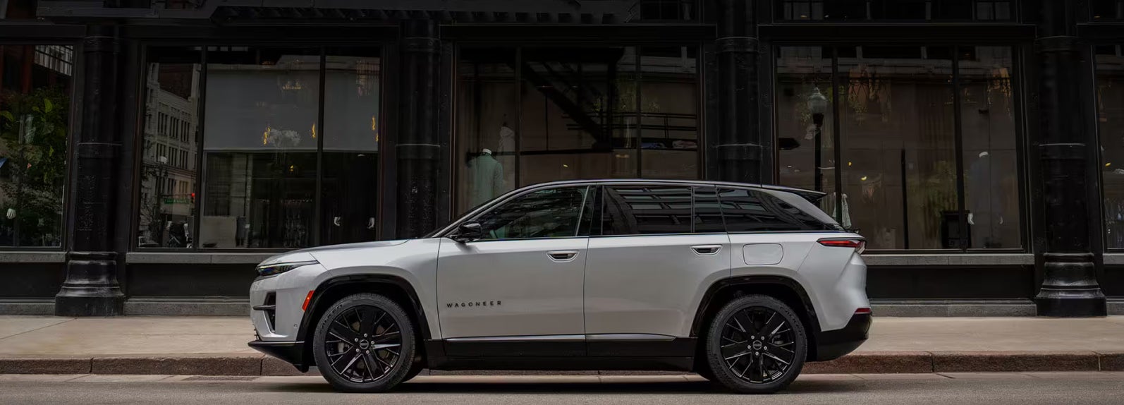 Silver Jeep Wagoneer S