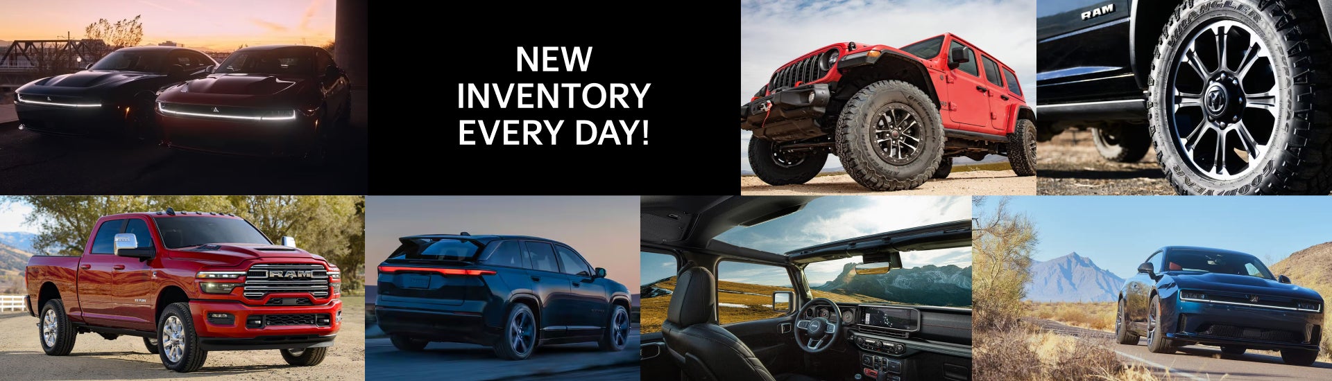 New Inventory Every Day - Vehicle Collage