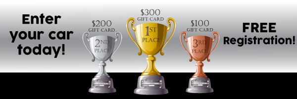 Enter your car today for prizes at Savage L&B Dodge Chrysler Jeep Free Registraion!