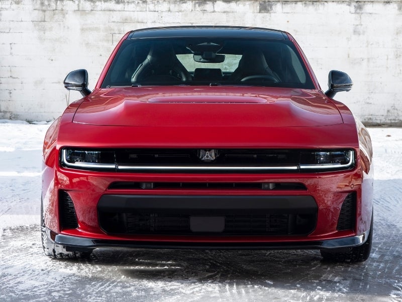 Red Dodge Sedan